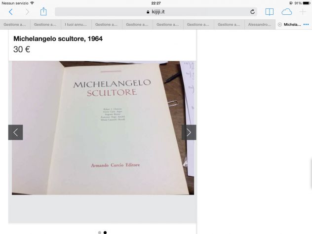 Michelangelo scultore AA.VV. Curcio 1964