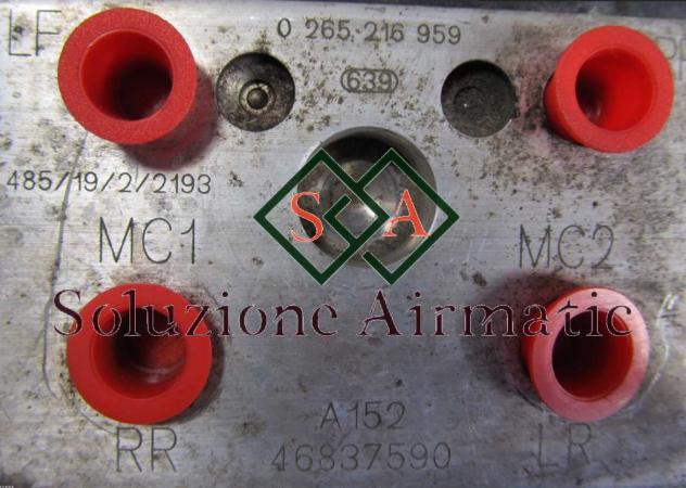Fiat Multipla centralina gruppo pompa ABS Bosch 46837590 - Foto 3