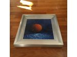 QUADRO GIAN CARLO BAGLINI 1970 PIANETA ROSSO OLIO SU TELA IN OTTIMO STATO