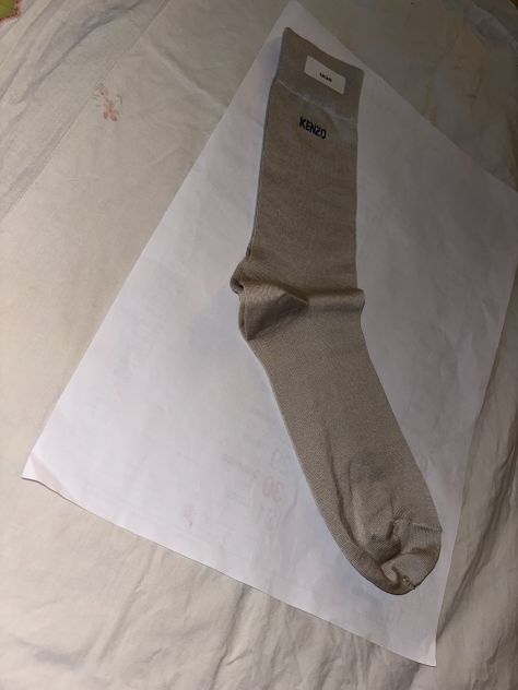 CALZE NUOVE DA UOMO FIRMATE ORIGINALI”KENZO”MADE IN ITALY N’42-44 IN COTONE - Foto 5