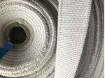 Nastro in tessuto bianco vintage per tracolle e cinture