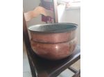 Grande Vaso in Rame Ottone Antico Originale Made Italy
