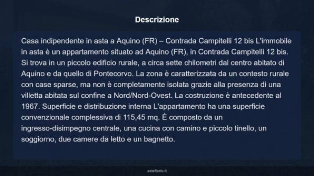 Immobile in asta di 115 m² in vendita a Aquino - Foto 13