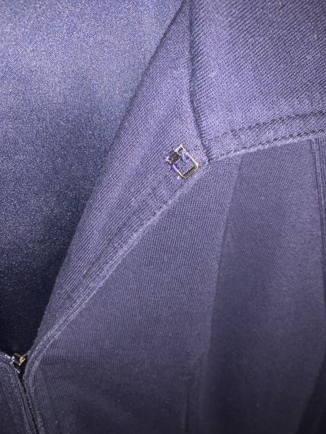 FELPA/GIACCA COME NUOVA DA DONNA FIRMATA ORIGINALE“PINKO”IN COTONE,TAGLIA M,BL - Foto 4