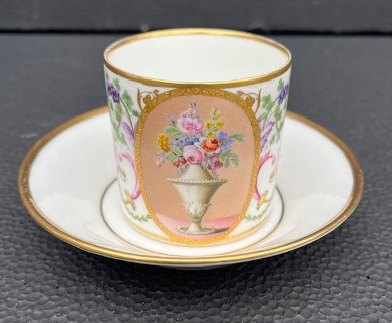 Tazzina con Vaso Fiorito Non Spedisco. - Foto 2