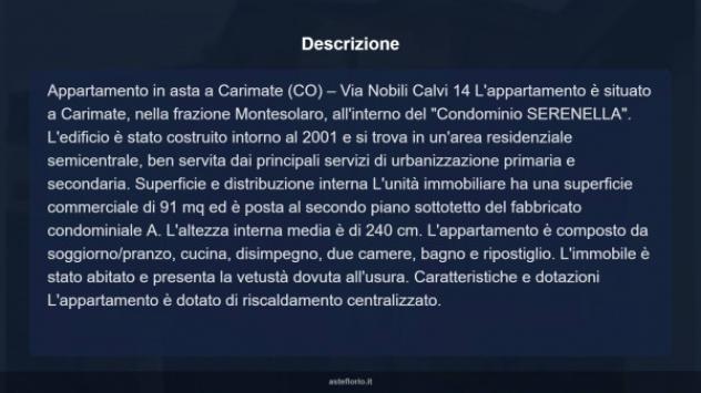 Immobile in asta di 91 m², box auto in vendita a Carimate - Foto 13