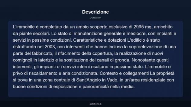Immobile in asta di 260 m² in vendita a Sant'Angelo in Vado - Foto 8