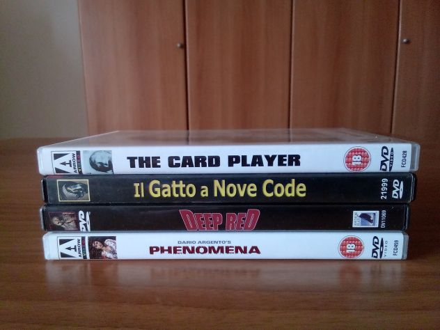 Lotto DVD IMPORT - Dario Argento - Phenomena - Profondo Rosso - Foto 2