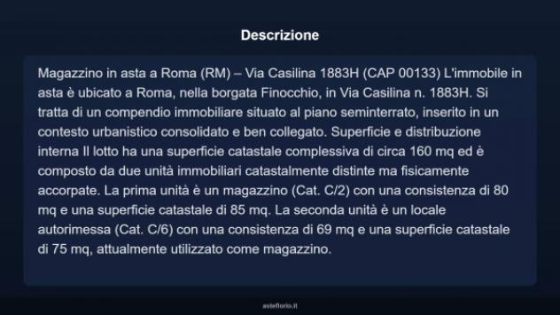 Immobile in asta di 160 m² in vendita a Roma - Foto 5