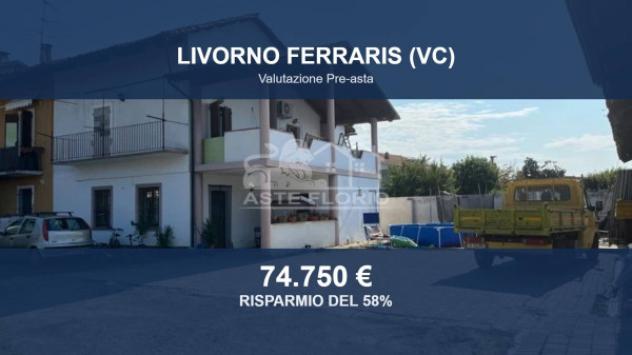 Immobile in asta di 385 m² con più di 5 locali e box auto in vendita a Livorno Ferraris