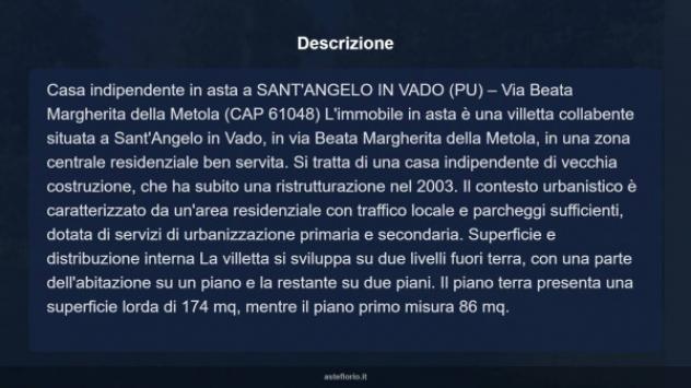 Immobile in asta di 260 m² in vendita a Sant'Angelo in Vado - Foto 7