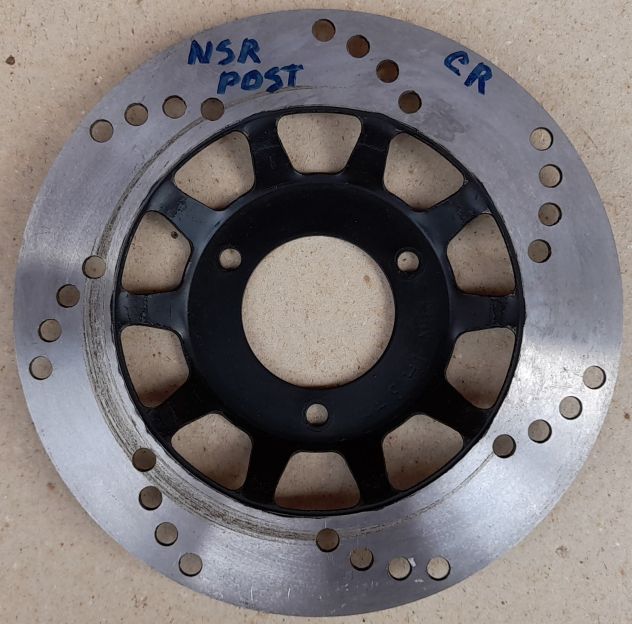 Disco freno posteriore ORIGINALE per HONDA NSR125 R e CR 125