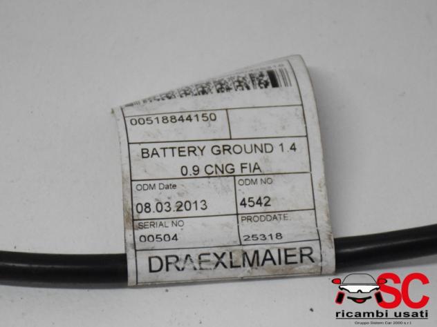 Cavo Batteria Fiat 500l 1.4 Benzina 51884415 - 37013 - Foto 2