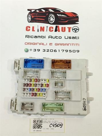 SCATOLA PORTA FUSIBILI FORD C - Max Serie BV6N-14A073-DU T1DA diesel 1560 (10)