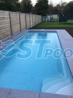 Piscina in vetroresina con sistema di filtraggio e trasporto - Foto 4