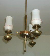 lampadario in ottone antico - Foto 2