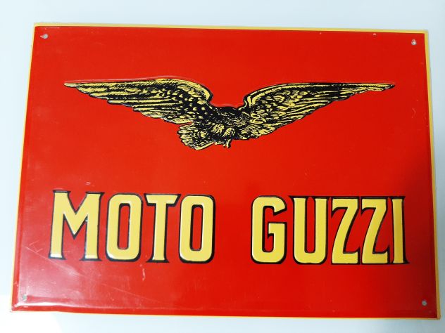 MOTO GUZZI TARGA IN RILIEVO - Foto 2