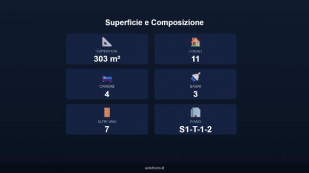 Immobile in asta di 303 m² con più di 5 locali e box auto in vendita a San Severino Marche - Foto 3