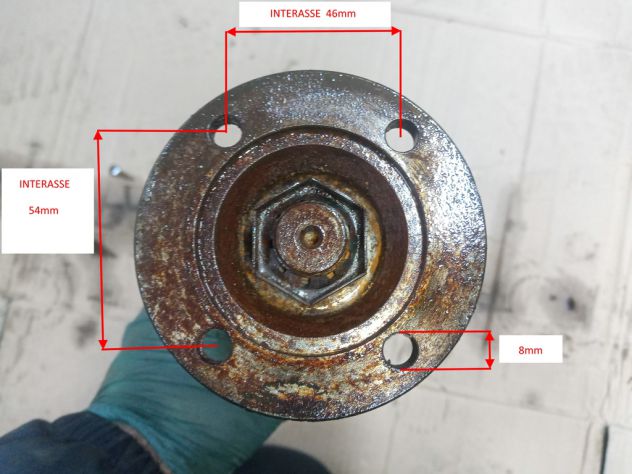 ALBERO DI TRASMISSIONE ANTERIORE ALFA ROMEO 2600 BERLINA CON SUPPORTO - Foto 6