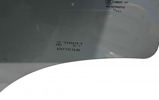 VETRO SCENDENTE POSTERIORE DESTRO MERCEDES GLA Serie (H247) A2477357600 (20) - Foto 6