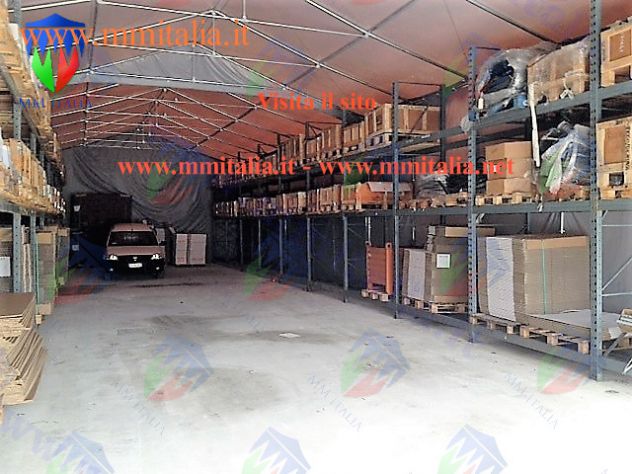 Tendoni, Tunnel per uso deposito in acciaio telo in pvc Ignifugo - Foto 9