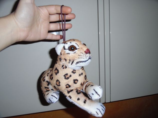 1 PELUCHE FELINO,VINTAGE,MARCA TEOREMA,PER BAMBINI,CANI,CUCCIOLI,SI PUò APPENDER - Foto 7