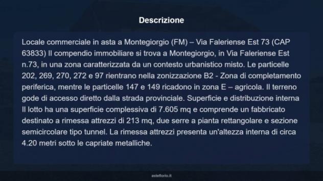 Immobile in asta di 7605 m² in vendita a Montegiorgio - Foto 9