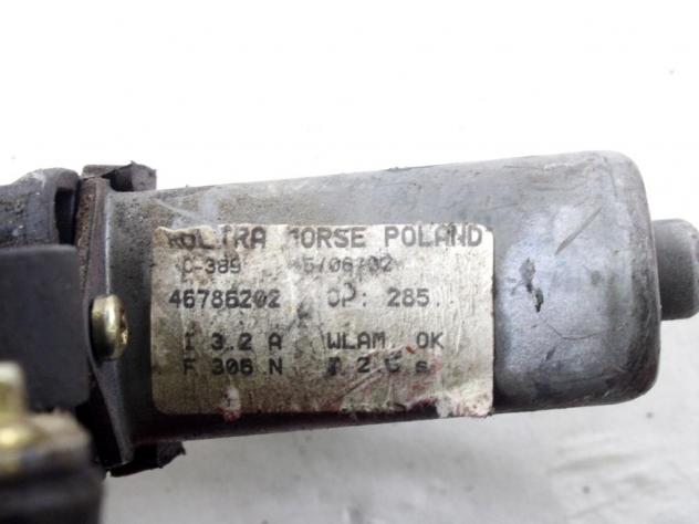 46786202 MOTORINO ALZA-VETRO ALZA-CRISTALLO PORTA ANTERIORE DESTRA FIAT PALIO 1.2 B RICAMBIO USATO - Foto 4