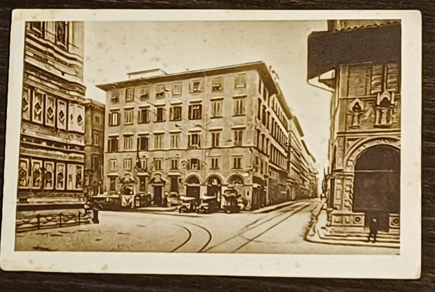 Cartolina 1929 P.zza S. Giovanni Misericordia di Firenze.