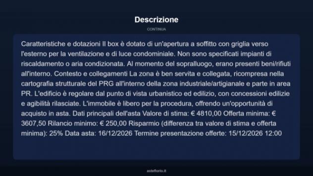 Immobile in asta di 13 m² in vendita a Perugia - Foto 7