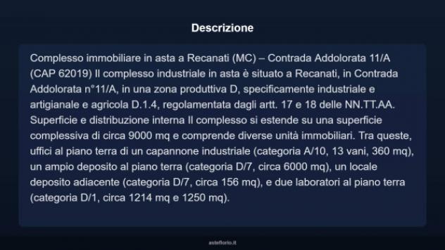 Immobile in asta di 9000 m² in vendita a Recanati - Foto 4