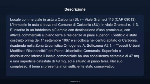 Immobile in asta di 47 m² in vendita a Carbonia - Foto 9