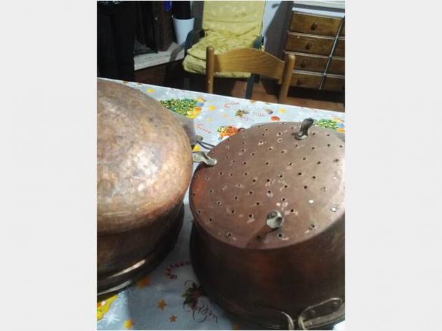 pentoloni e padelle in rame antichissime - Foto 4