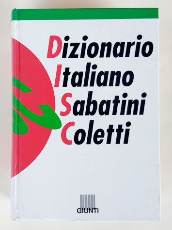 DIZIONARIO ITALIANO SABATINI COLETTI 2°ED.GIUNTI, GIUGNO 1999