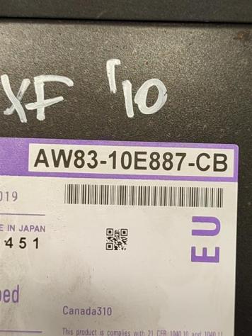 LETTORE DVD JAGUAR XF Serie AW83-10E887-CB (0811) - Foto 2