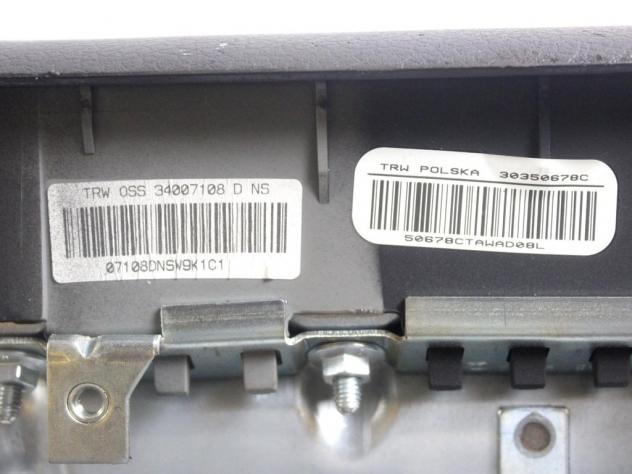 51778262 KIT AIRBAG FIAT PANDA 4X4 1.2 B 44KW 5M 5P (2007) RICAMBIO USATO CON PRETENSIONATORI CINTURE DI SICUREZZA, CENTRALINA AIRBAG, AIRBAG VOLANTE - Foto 6