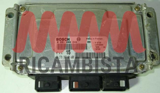 0261206246 9637838780 Citroen Saxo 1.1 centralina motore Bosch