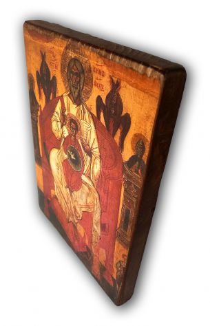 ICONA : Paternità di Novgorod, Galleria Tret’jakov di Mosca, XV secolo, - Foto 2