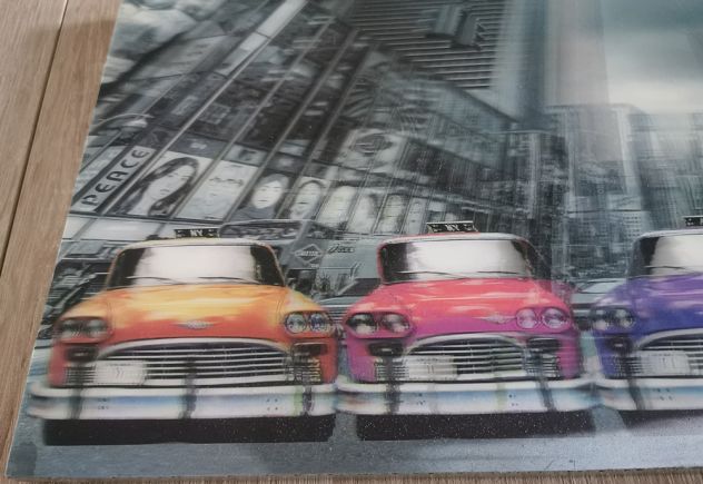 Quadro 3D Taxi New York - Foto 2