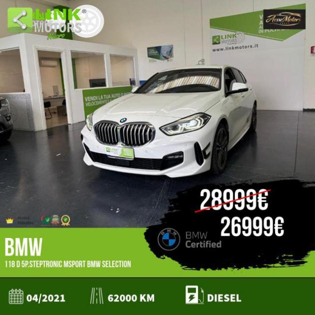 BMW 118 d 5p.steptronic Msport BMW SELECTION rif. 23837058
