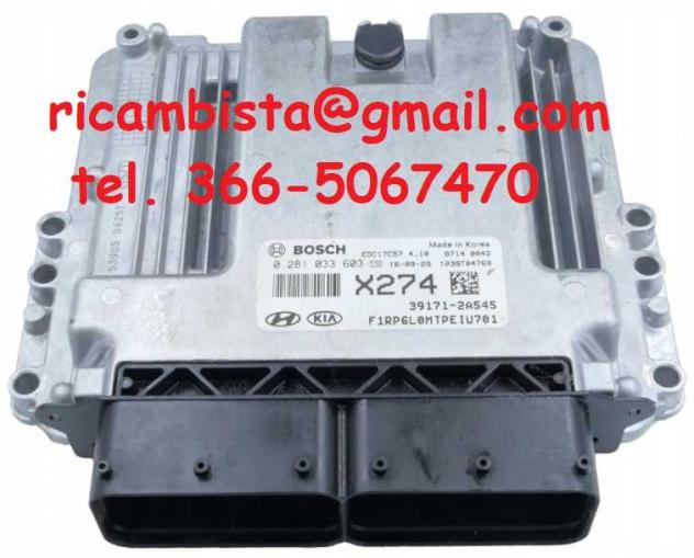 0281033603 Kia Carens 1.7 centralina motore Bosch