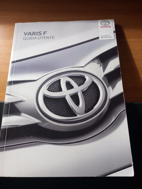 libretto uso e manutenzione yaris f