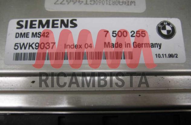 5WK9037 BMW 523i centralina motore Siemens - Foto 2