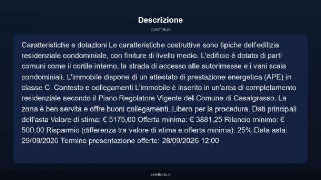 Immobile in asta di 18 m² in vendita a Casalgrasso - Foto 10