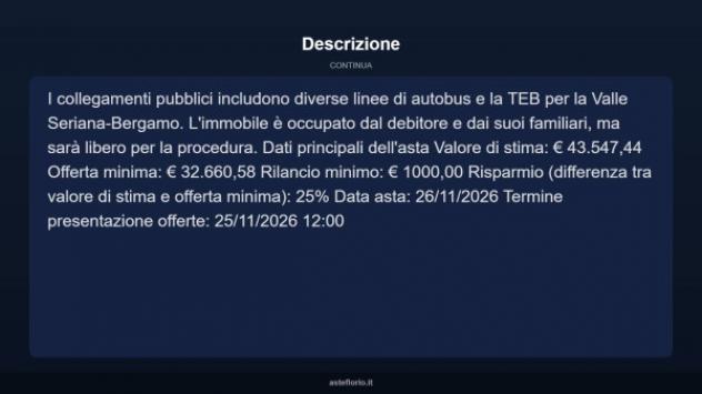 Immobile in asta di 80 m² in vendita a Aviatico - Foto 16