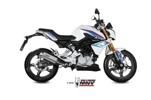 Scarico per Bmw G 310 Gs R Mivv Gp Pro Delta Gpr Dual Poppy M3 evo4 - Foto 2
