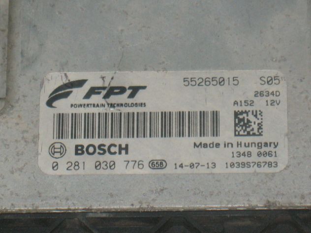 0281030776 ECU FIAT DOBLO COMBO 1.6 0281030776 55265015 EDC17C49 - Foto 2