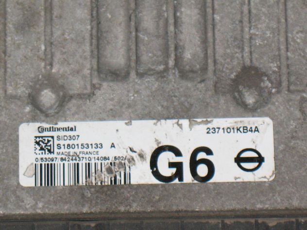 S180153133 ECU CENTRALINA NISSAN JUKE SID307 S180153133A 237101KB4A - Foto 2