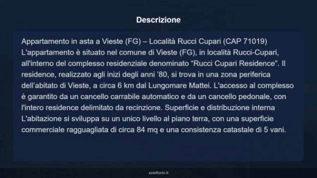 Immobile in asta di 84 m² in vendita a Vieste - Foto 10