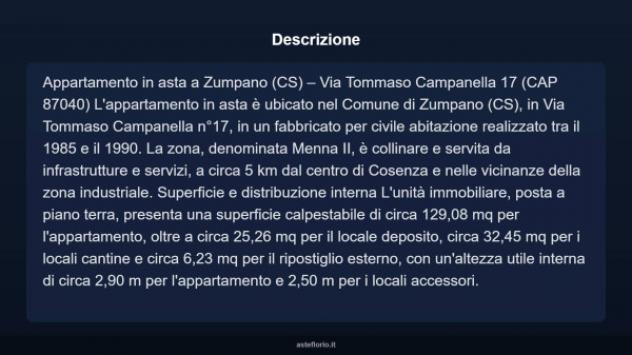 Immobile in asta di 110 m² in vendita a Zumpano - Foto 11